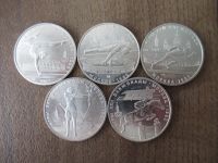 Russland 5 Silbermünzen (900) Olympia 1980, zu 5 Rubel, vz Wuppertal - Barmen Vorschau