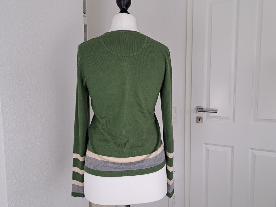 Selection by s.Oliver Strickjacke Pulli Cardigan olivgrün 38/M in Dortmund