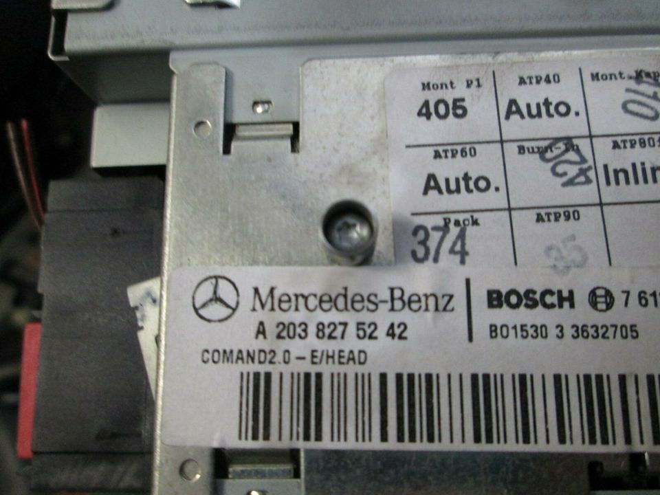 Mercedes CLK W209 C-Kl. W203 W639 Comand 2.0 Navigation Radio CD in Herten