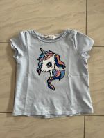 H&M T-Shirt Shirt 104 Pailletten Wendepailletten Einhorn Niedersachsen - Hildesheim Vorschau