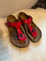 Birkenstock Gr.38 Lack rot Bayern - Markt Schwaben Vorschau