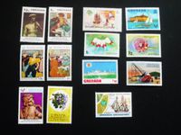 13 X Briefmarken, Grenada, 1974 - 1976, PF Hessen - Pfungstadt Vorschau