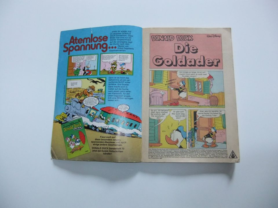 Donald Duck die Goldader,Taschenbuch Nr.203 von 1982 in Henstedt-Ulzburg