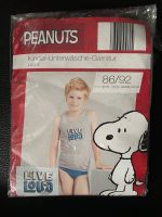 NEU Jungen Unterwäsche Set Gr 86 92 Peanuts Unterhemd Unterhose Baden-Württemberg - Leinfelden-Echterdingen Vorschau