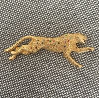 Vintage Goldschmuck / Pin / Anstecker / Brosche Leopard Gold Berlin - Neukölln Vorschau