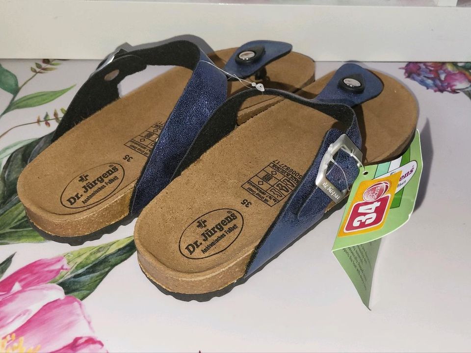 Sandalen Flip Flops Gr. 34 NEU Dr. Jürgens anatomisches Fußbett in Berlin