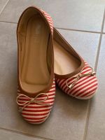 Pier One Ballerinas rot weiß gestreift Gr.37 Baden-Württemberg - Reilingen Vorschau