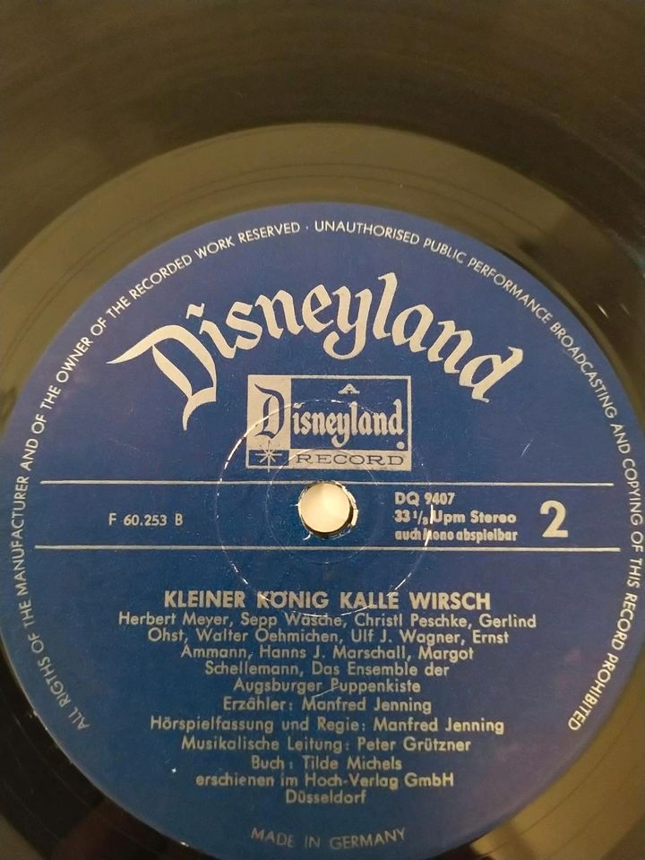 LP Kleiner König Kalle Wirsch Original Walt Disney Produktion in Wiesbaden