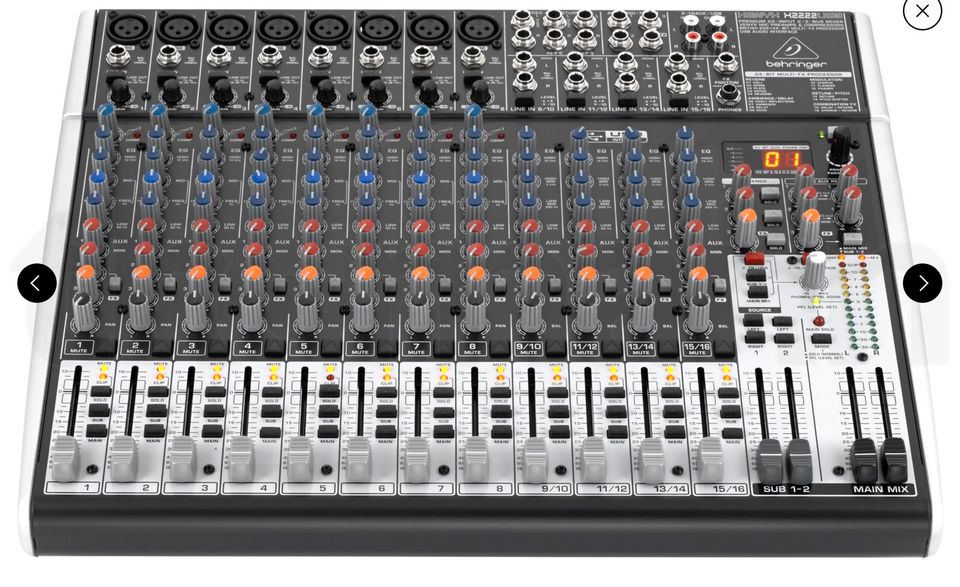 Behringer Xenyx X2222USB Mischpult in Moosburg a.d. Isar