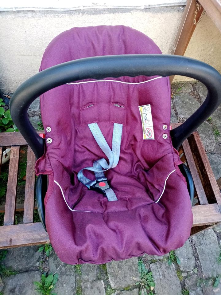 Kinderwagen komplett Set mit Babyautositz in Heilsbronn