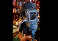 Feuerwehrhelm Beatmungsgerät Siebe Gorman um 1900 Antik Helm Hessen - Altenstadt Vorschau