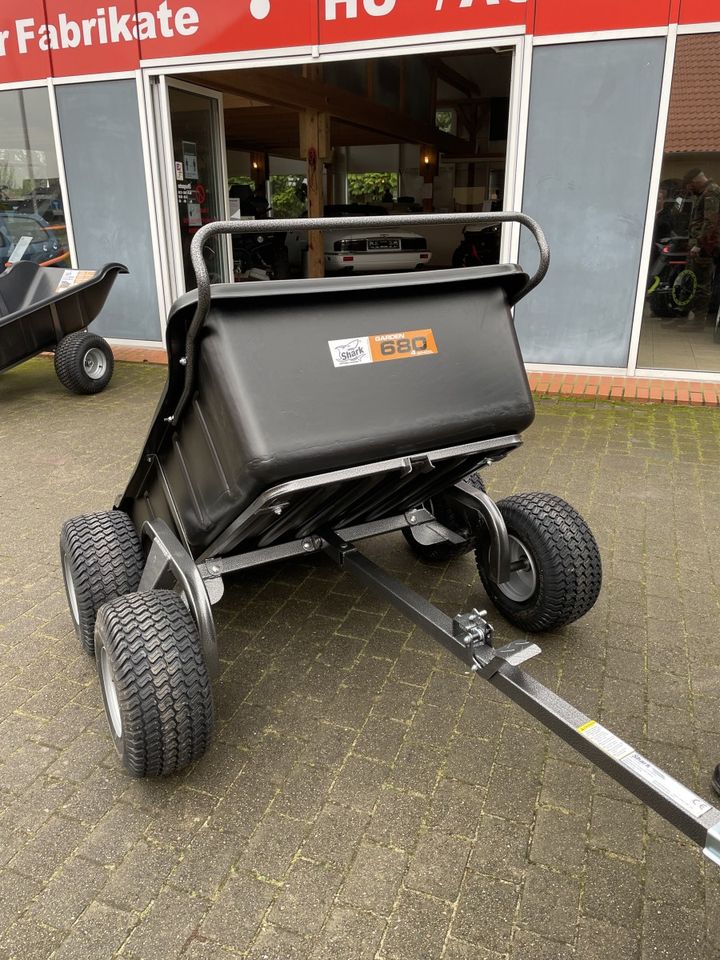 SHARK ATV TRAILER GARDEN 680 BLACK, 4 WHEEL in Niedersachsen -  Kirchgellersen, Gebrauchte Auto-Anhänger kaufen