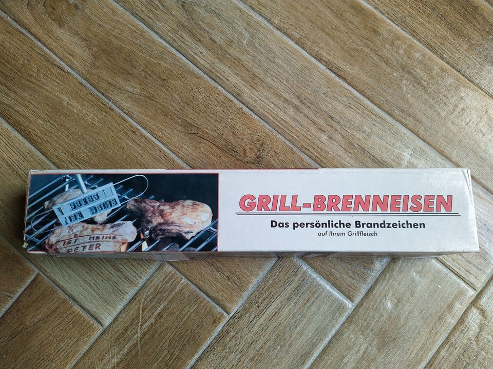 Grill Brenneisen persönliches Brandzeichen beim Grillen, neu in Halle