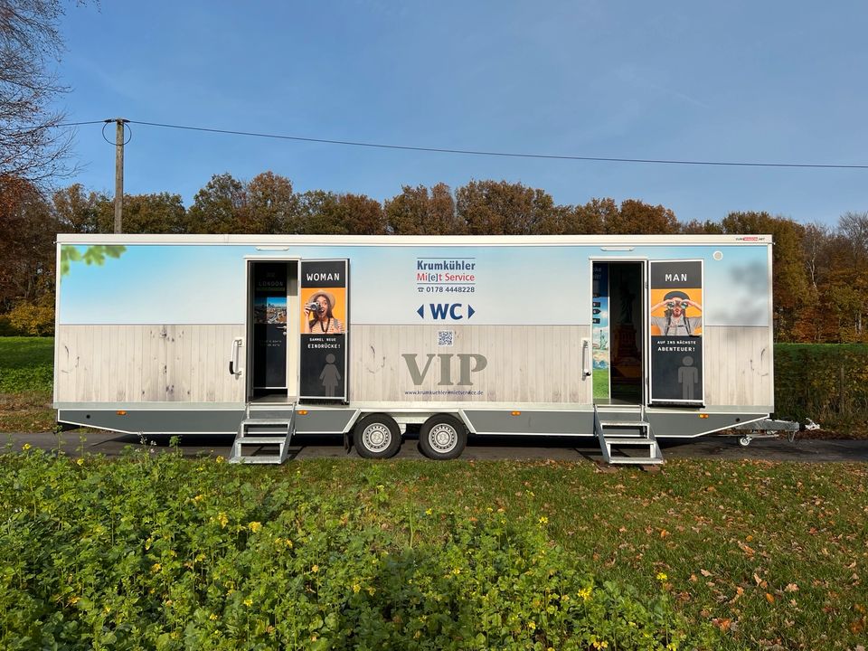 WC Wagen XXL, Toilettenwagen VIP Mieten in Versmold