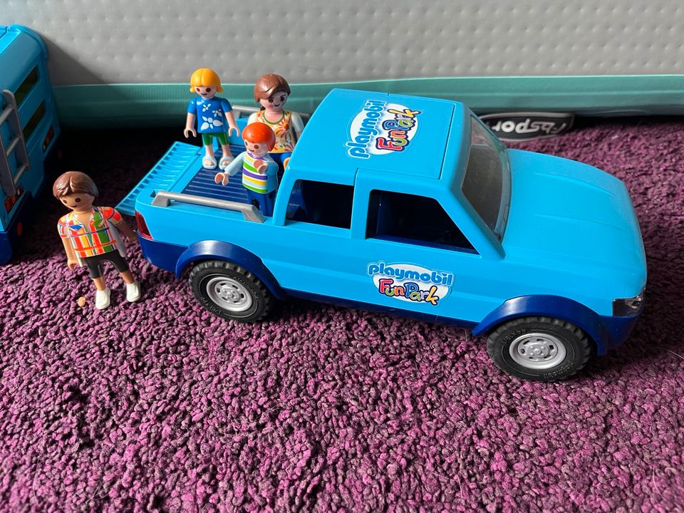 Playmobil 9502 Jeep mit Wohnwagen,  Family Fun in Flensburg