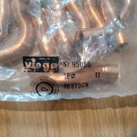 Kupfer Lötüberbogen 18 mm Viega 95086 Tüte a 10 Stück Nordrhein-Westfalen - Minden Vorschau