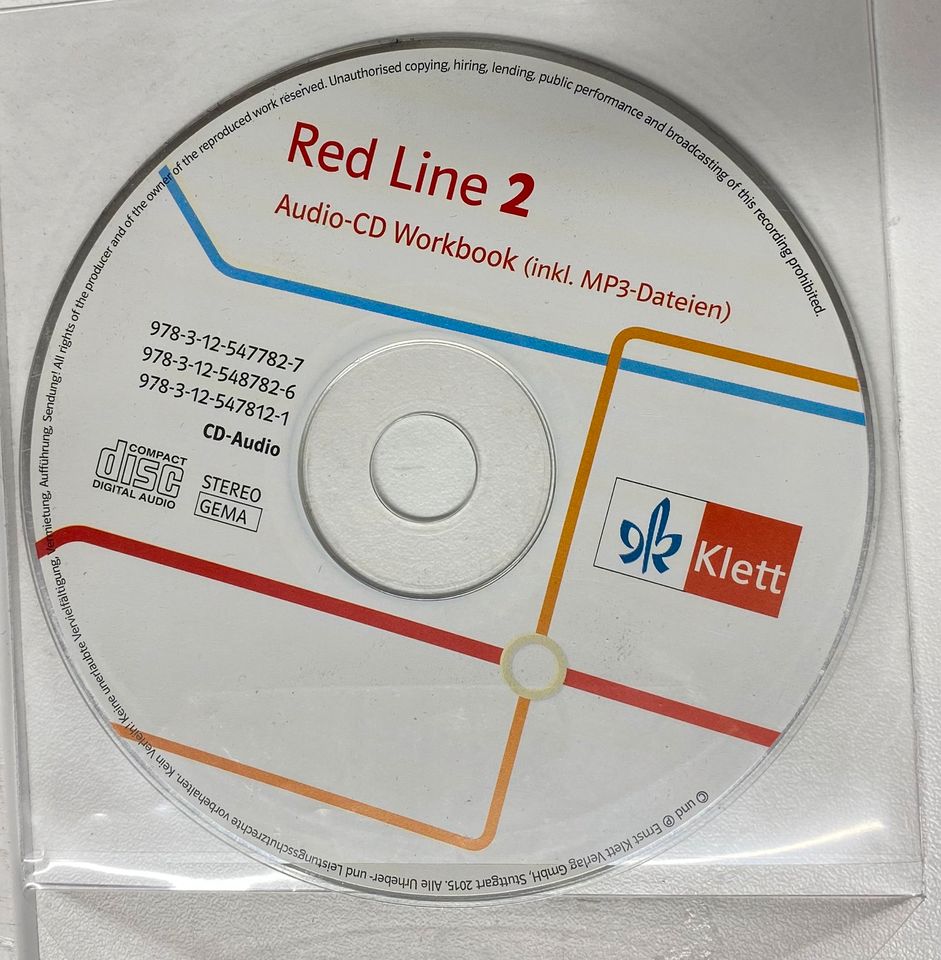 Lern-CD für Red Line 2, 3, 4, 6 in Schwülper