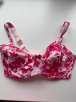 Bügel-BH, Büstenhalter, weiss/rosa/pink-gemustert, Gr. 80E Brandenburg - Potsdam Vorschau