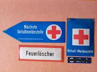 DDR DRK Blechschild  Emailleschild  Vintage Sachsen-Anhalt - Thale-Friedrichsbrunn Vorschau
