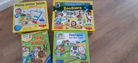 4 Kinderspiele - Zwergentrio/Zootiere Puzzle/Fädelspiel/Tierkinde Hessen - Bad Hersfeld Vorschau