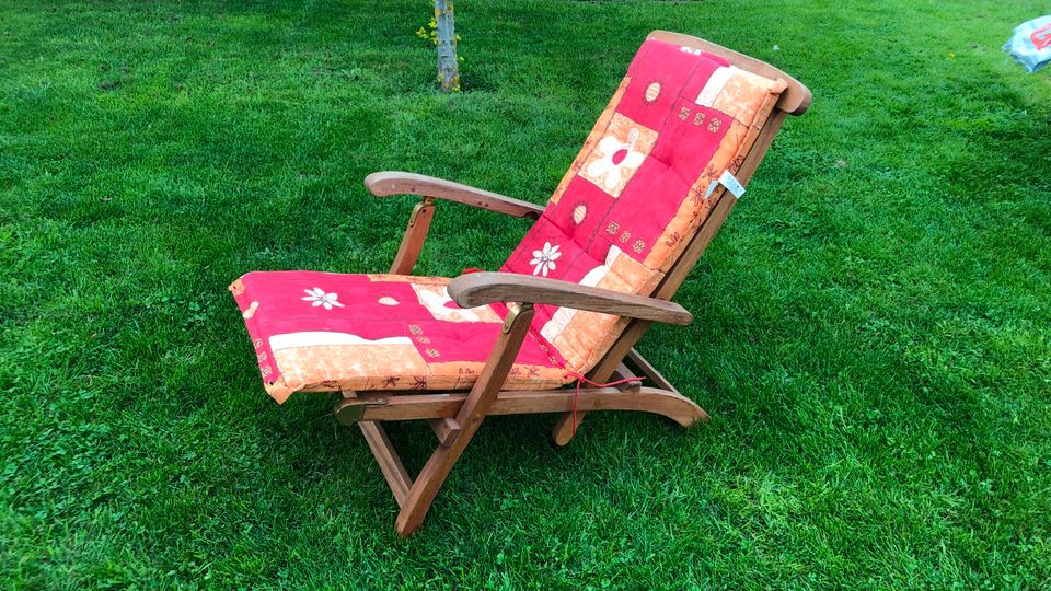 Auflage für Deckchair / Sonnenliege in Stahlhofen