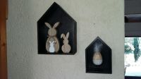 2er Wand Regal Set "Haus" Holz schwarz Deko skandi hygge nordic Hessen - Hadamar Vorschau