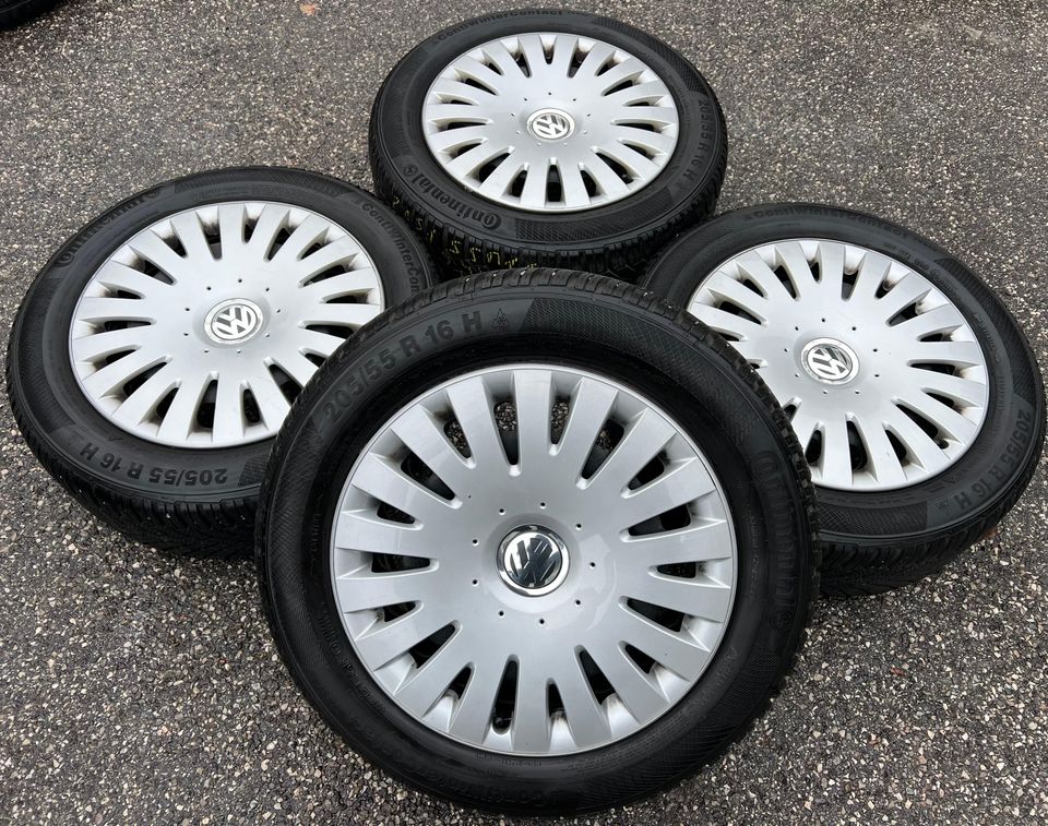 4 WINTERRÄDER VW PASSAT 3C EOS 1F SCIROCCO 205/55R16 91H #1DLA in Bad Tölz