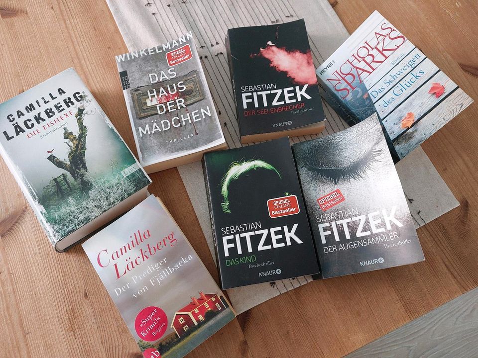 Bücher Fitzek, Camilla Läckberg, Nicolas Sparks in Grünstadt
