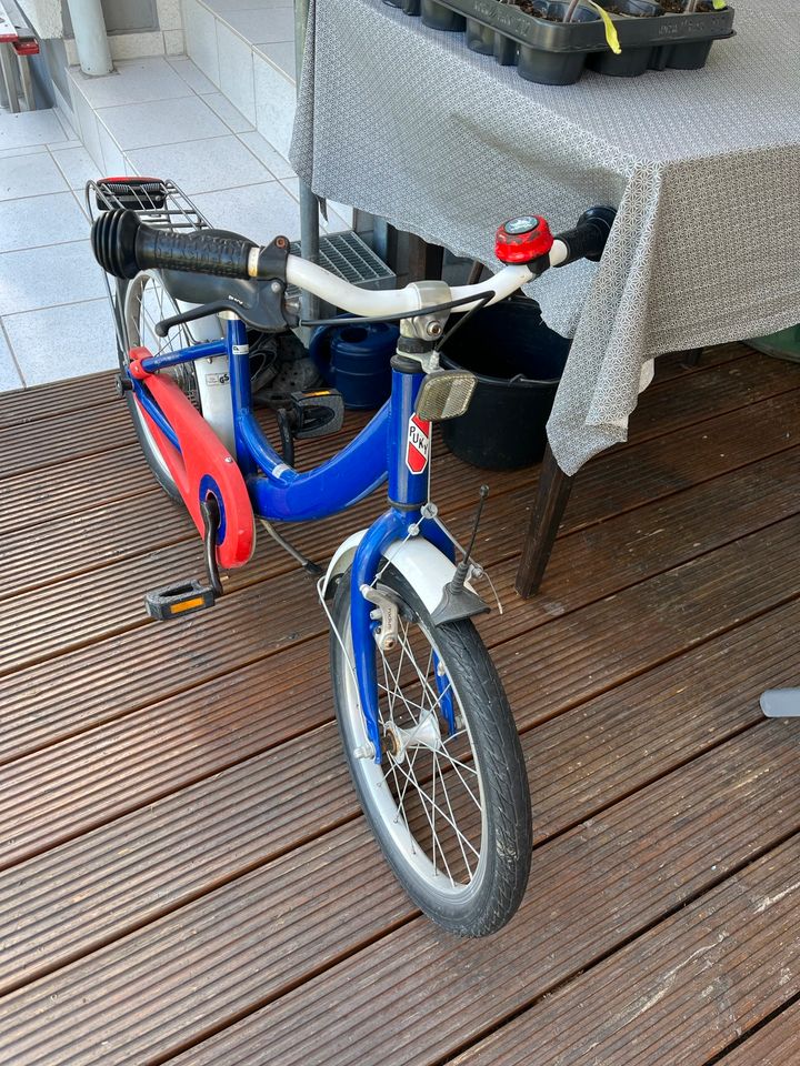 Puky Kinderfahrrad 18 Zoll blau in Kriftel