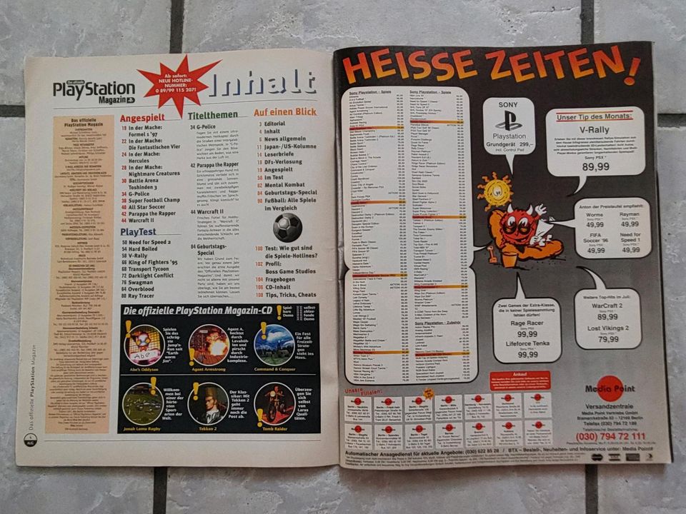 Das Offizielle Playstation Magazin 8/97 in Schloß Holte-Stukenbrock