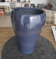 Gunther Lambert Vase Steingut blau handmade Nordrhein-Westfalen - Blankenheim Vorschau