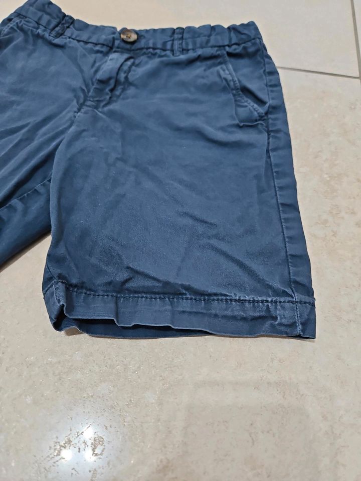 Shorts Hemd Leinen Gr. 116 H&M Jungen Set kurze Hose Hemd kurz in Altdorf