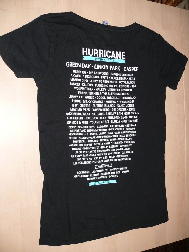 T-SHIRT HURRICANE 2017 S green day blink 182 linkin park alt-j in Braunschweig