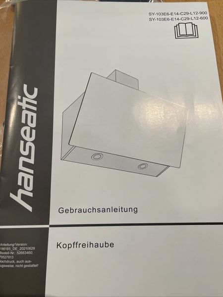 Weitere - HANSEAITC ist Kopffreihaube eBay | Haushaltsgeräte Kleinanzeigen gebraucht SY-103E6-E14-C29-L12-600 Kleinanzeigen Rheinland-Pfalz kaufen | jetzt Weinähr in