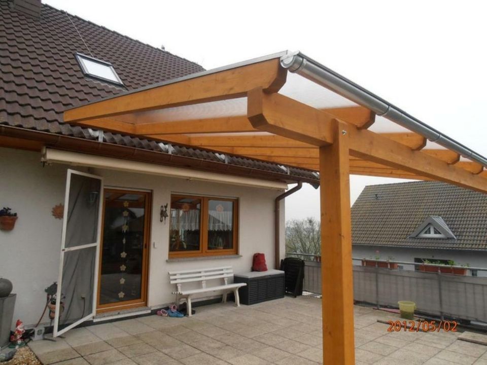 Terrassendach oder Carport 6x3 m Leim holz mit Montage in Bergisch Gladbach