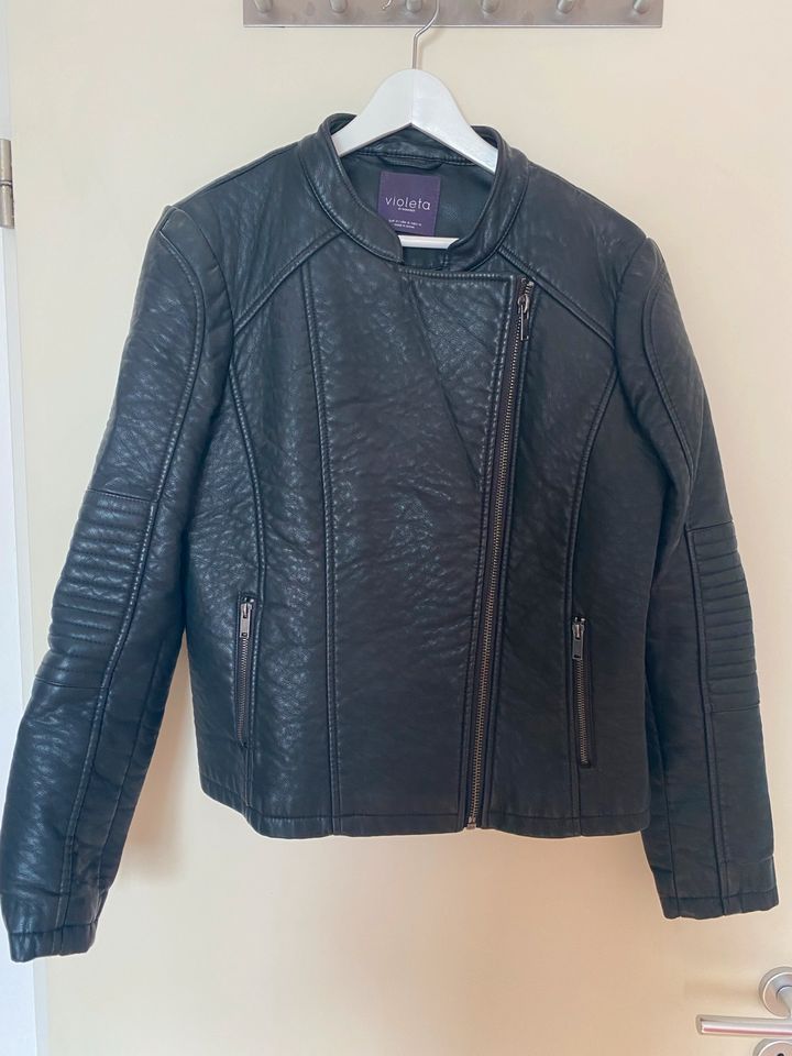 MANGO Lederjacke  XL in Karlsruhe