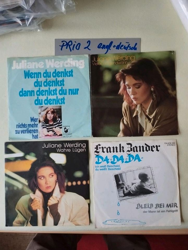 original-Singles mit Bildhülle/auch einzeln/siehe Fotos ab 1,50€ in Mannheim