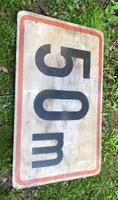 DDR Verkehrsschild Ostalgie 50 m Geburtstag Deko Schild Bayern - Hof (Saale) Vorschau
