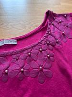 Blumen/ florales Perlen T-Shirt pink/magenta Gr.38/40 Baden-Württemberg - Ulm Vorschau