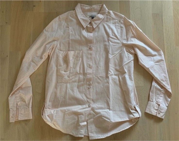 Quiksilver Bluse Gr M beige kariert in Moosburg a.d. Isar