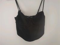 Neuwertig Stradivarius Corset Crop Top Schwarz XS 34 Berlin - Charlottenburg Vorschau