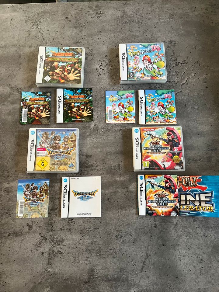 Nintendo DS Spiele Donkey Kong, yugioh, Dragon quest, yoshi in Dortmund