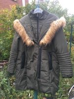 Grauer Steppmantel Pfeffinger Gr. 44, Steppjacke Fake Fur Niedersachsen - Barendorf Vorschau