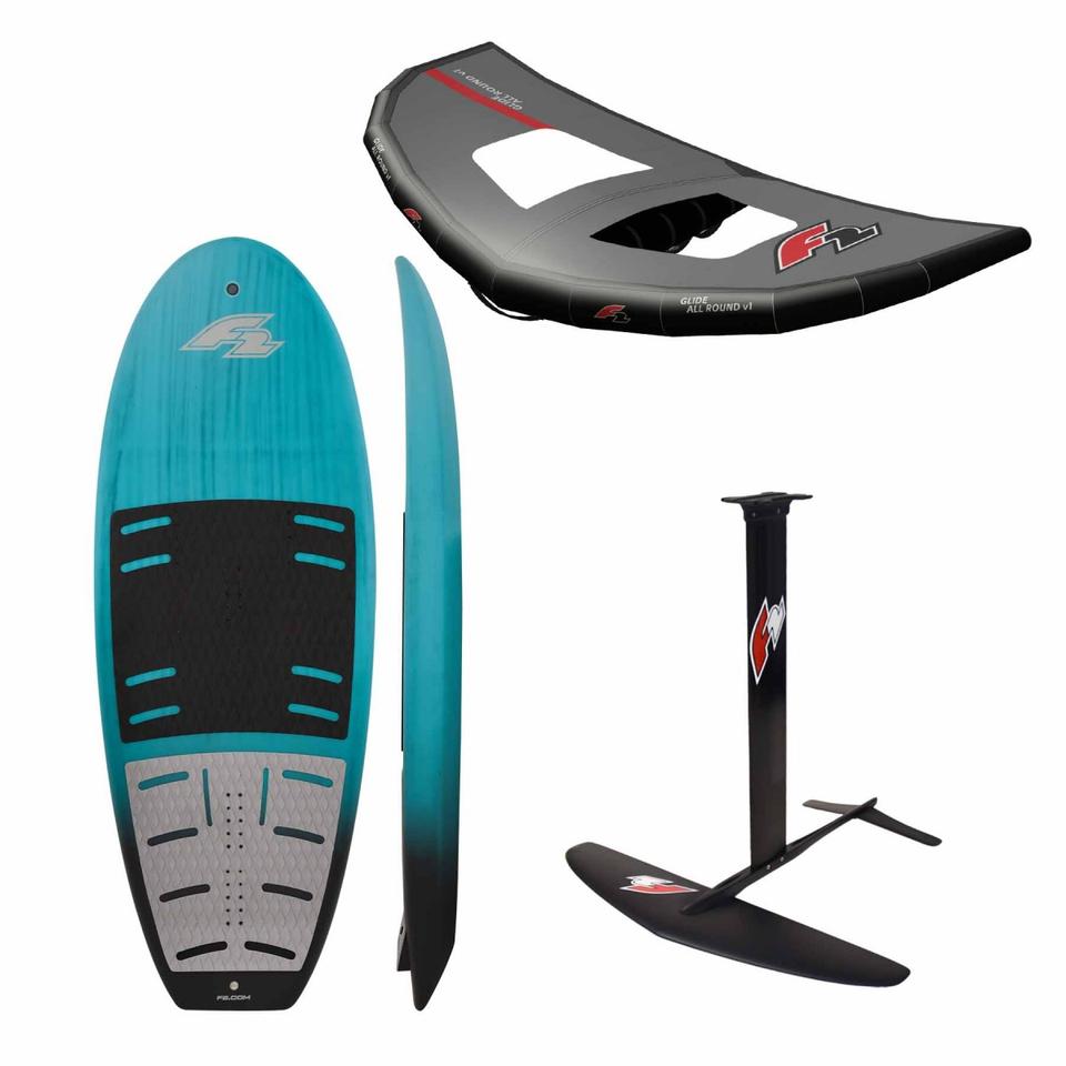 F2 Set Foilboard Glide Surf + LTD Allround Foil + Allround Wing in Hof (Saale)
