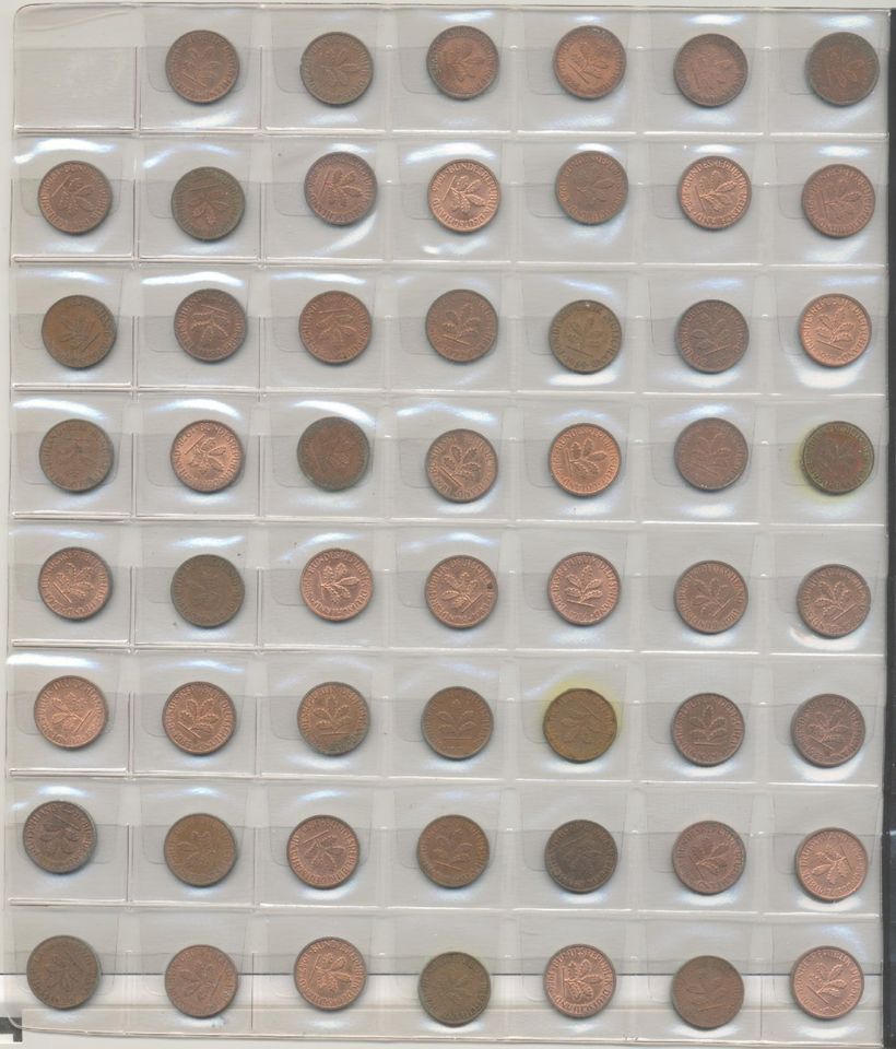 ***** 55x 1 Pfennig Stücke DM **** in Marienmünster