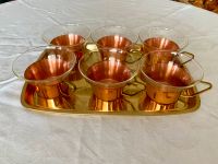 Vintage Messing-Kupfer-Teeservice, 6 Personen, 50er/60er J. Nordrhein-Westfalen - Dorsten Vorschau