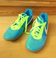 schöne hellblaue flache Sneaker mit Neon Größe 39/40 Nike Kr. München - Neubiberg Vorschau