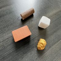 Realistische Ressourcen für Spiele, Holz, Stein, Gold, Silber Nordrhein-Westfalen - Troisdorf Vorschau