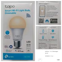 Tapo Smart Wi-Fi Light Bulb, Dimmable ALEXA - Hey Google NEU/OVP Lindenthal - Köln Lövenich Vorschau