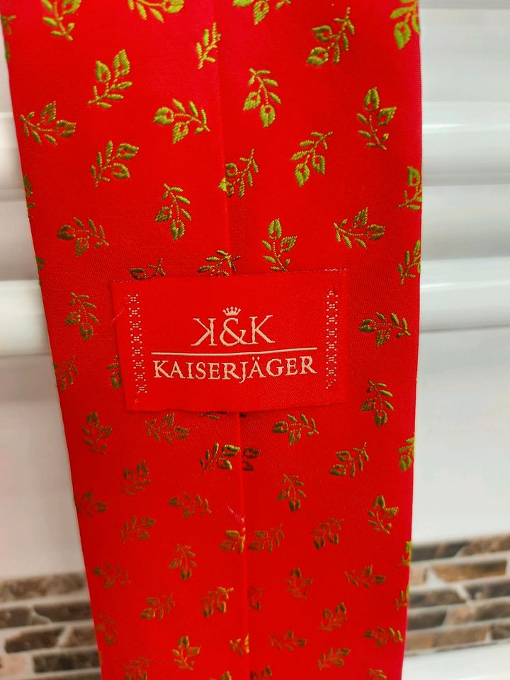 Schöne rote Weste m.Krawatte,K&K Kaiserjäger, Top!! in Dormagen